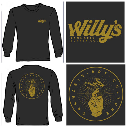 Willy's Cannabis Supply Co. Double Sided Long Sleeve
