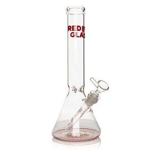 RED EYE GLASS® 12" Reticello Beaker Base Water Pipe