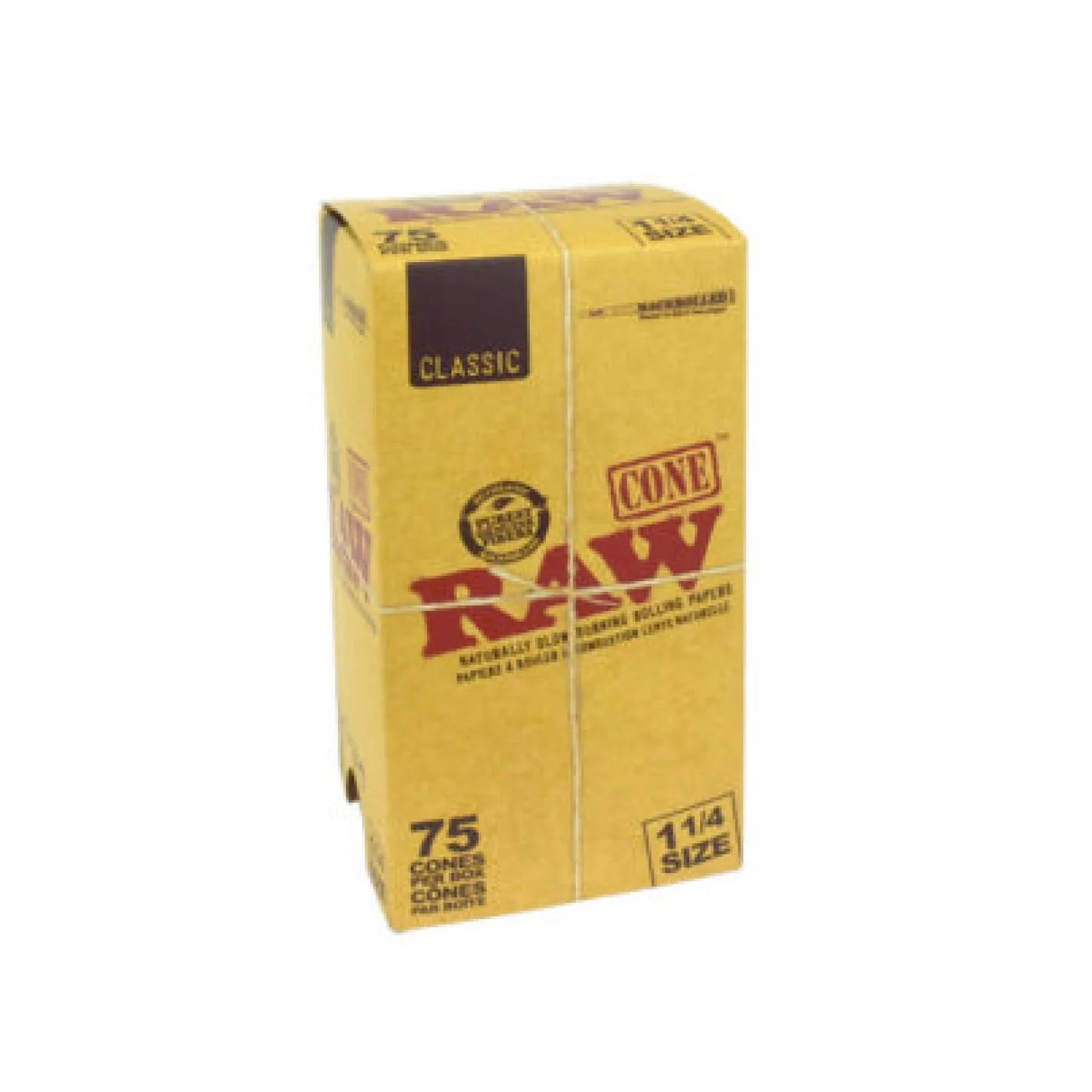 RAW®  1¼ Classic Pre-Rolled Cones (Pack of 75)