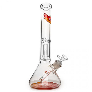 RED EYE GLASS® 15" 7mm Thick Classic Since 2003 Dual Chamber Beaker Base Water Pipe