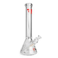 Pipe à eau RED EYE GLASS® 15" à base conique de 9 mm d'épaisseur