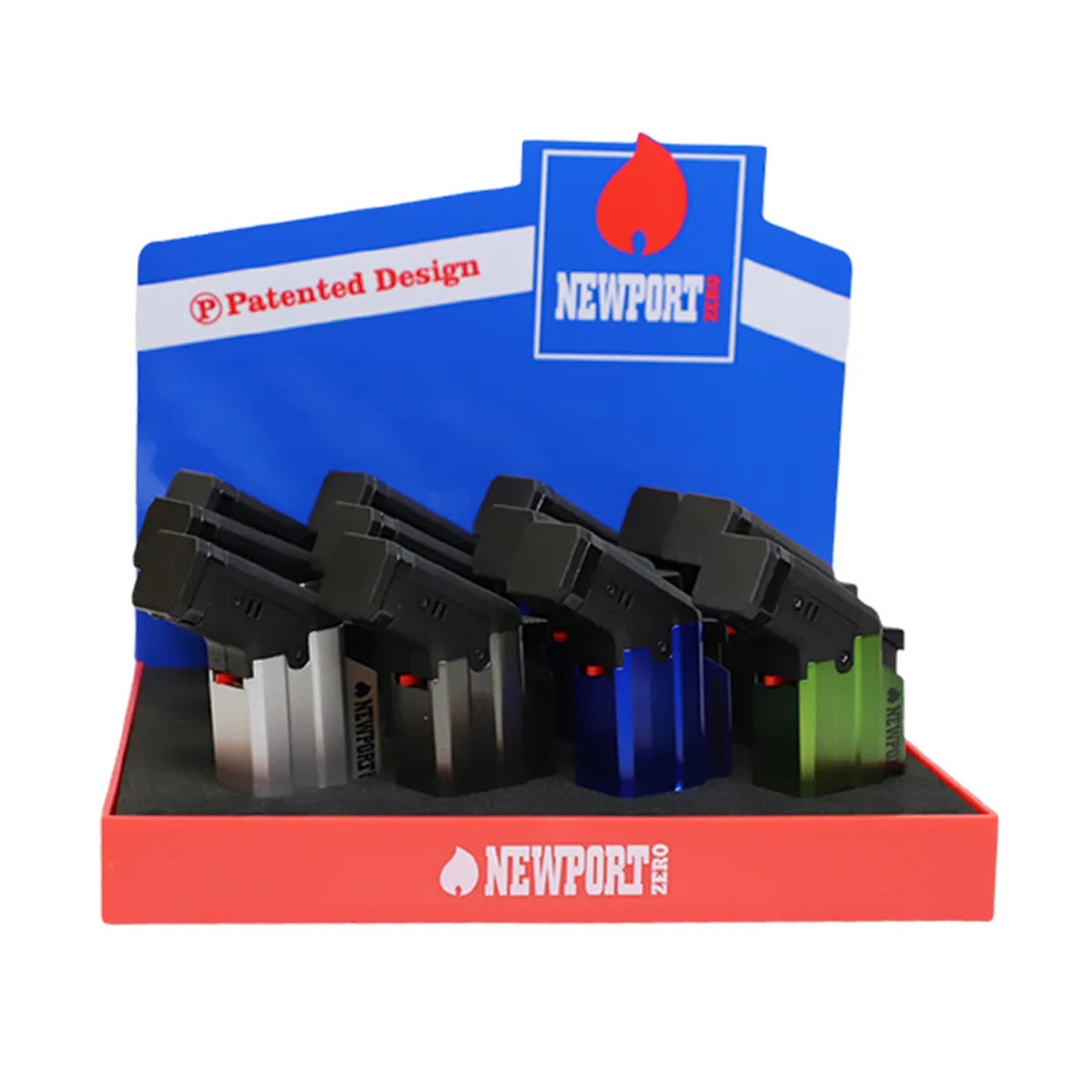 Newport Assorted Classic Short Side Torch Lighter