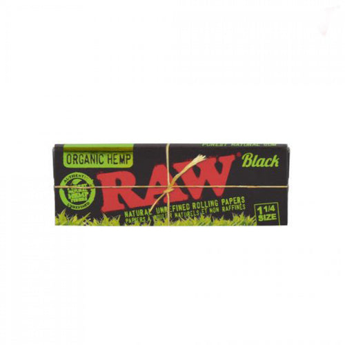RAW® 1¼ Black Organic Rolling Papers