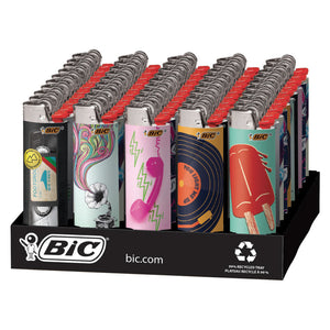 Bic Classic Nostalgia Print Lighters