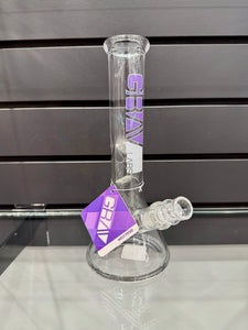 8" 32 x 4 mm Beaker w/ Fixed Downstem by Grav Labs