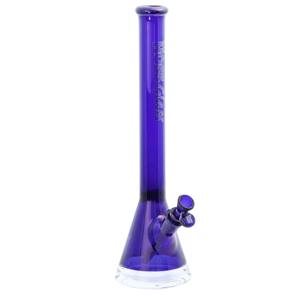 Hoss Glass 16" Coloured Beaker w/ Window Base