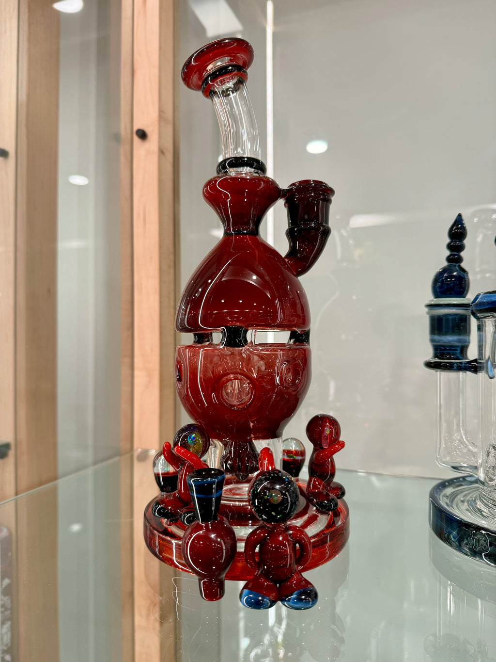 Blazed Glass 10" Fully Worked Fab Egg