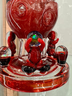 Blazed Glass 10" Fully Worked Fab Egg