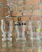 Tasses de la verrerie Gibson
