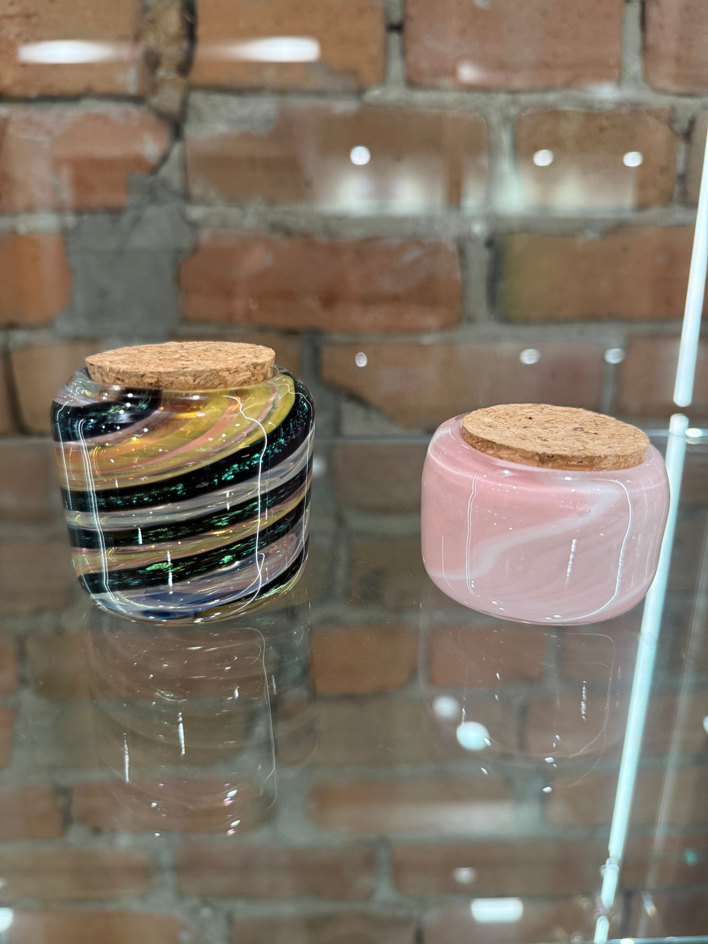 Bocaux en verre à pierres tombales