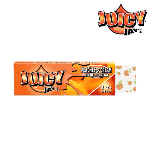 JUICY JAY’S 1¼ – PEACHES & CREAM (FULL BOX)