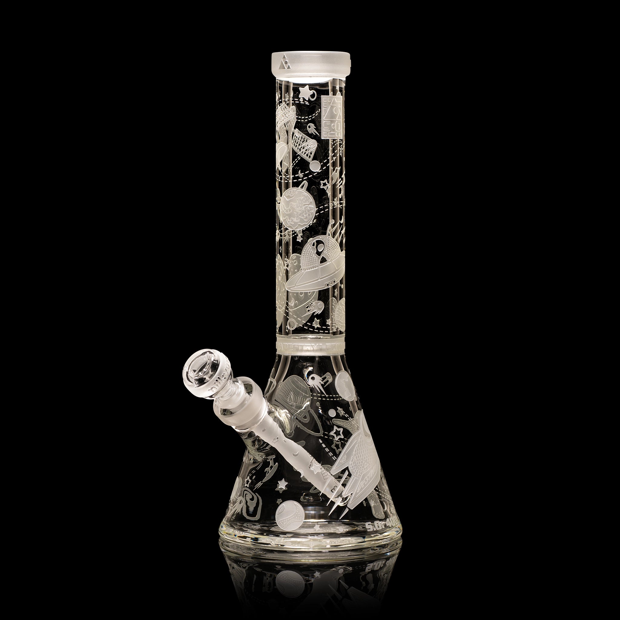 Milkyway Glass Space Odyssey: 4001 AD 14″ Beaker Bong