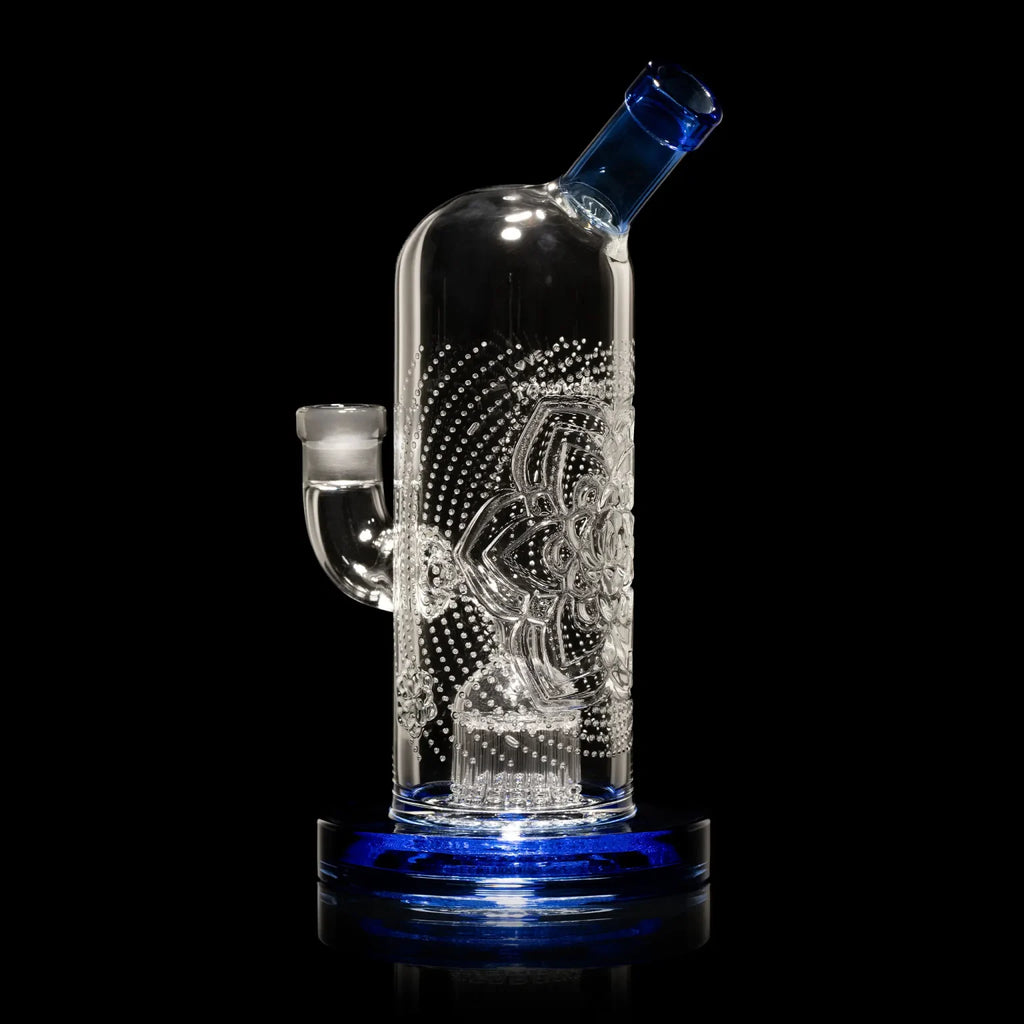 Milkyway Glass Chakra Level 1 8″ Bubbler