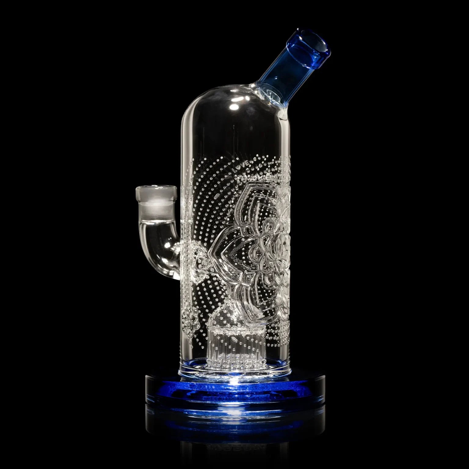 Milkyway Glass Chakra Level 1 8″ Bubbler
