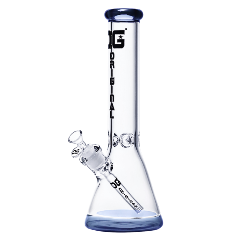 OG Glass 14" 7mm OG Original Coloured Rim Beaker