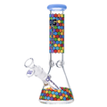 OG Glass 10" 5mm OG Original Honeycomb Mosaic Beaker