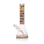 Wormhole Glass Retro Saturn 14″ 9mm Clear Beaker Bong