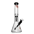 Pipe à eau Red Eye Glass 15" 7 mm d'épaisseur Wildwood à double chambre et base bécher