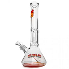 RED EYE GLASS® 15" 7mm Thick Classic Since 2003 Dual Chamber Beaker Base Water Pipe
