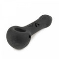 Red Eye Glass Frosted Skull-n-Bone Hand Pipe