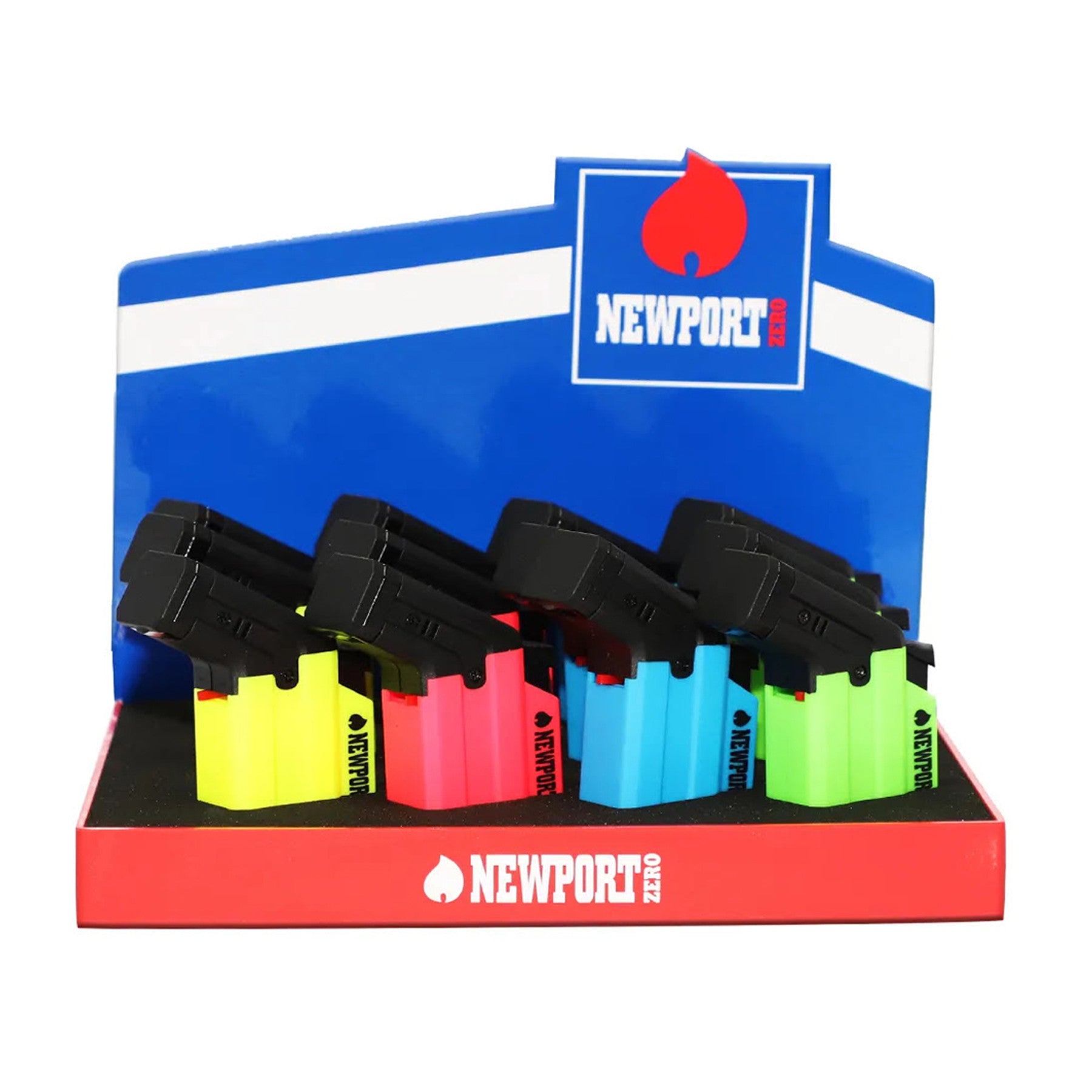 NEWPORT Assorted Glow-in-the-Dark Short Side Torch Lighter