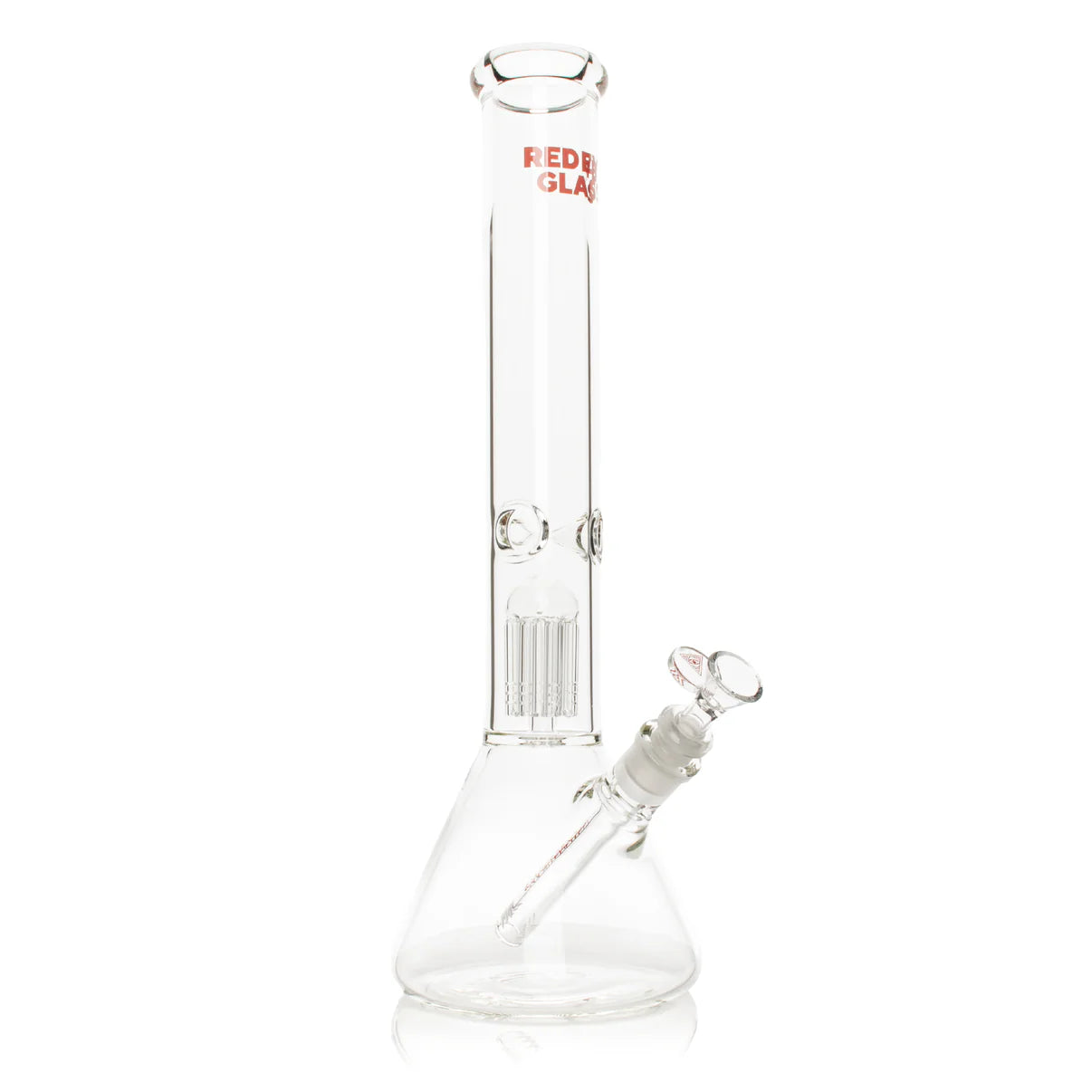 Pipe à eau RED EYE GLASS 16" Jammer à double chambre et percolateur à 8 bras