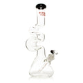 Pipe à eau en verre Red Eye 16" 7 mm d'épaisseur avec boucle en D 