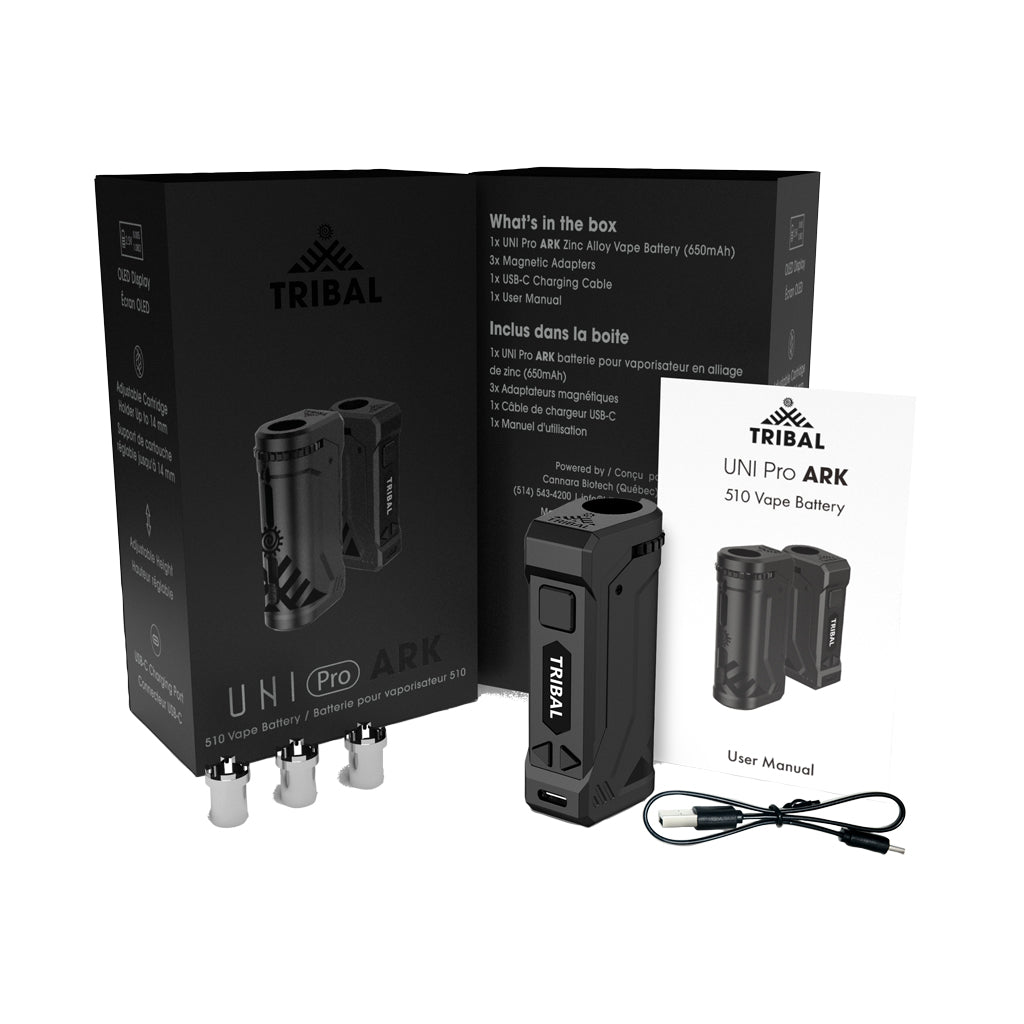 TRIBAL UNI Pro ARK - 510 Battery Willy's Cannabis Supply Co. TRIBAL UNI Pro ARK - 510 Battery Willy's Cannabis Supply Co.