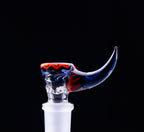 Diapositive J-Honey Glassworks 14 mm double couche à lignes avec opale - 3 trous