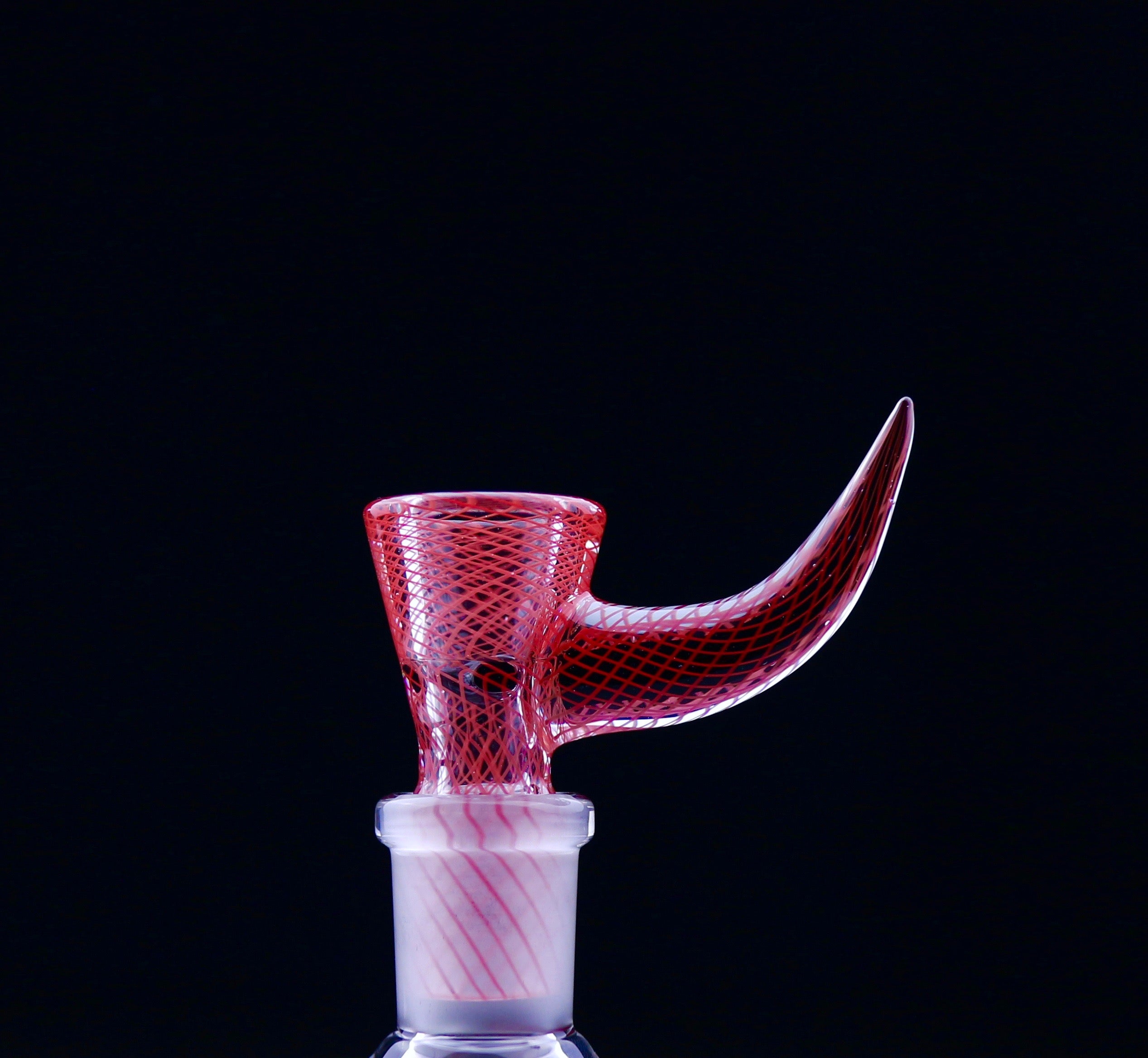 J-Honey Glassworks 14 mm Full Retti avec poignée Reticello - 3 trous
