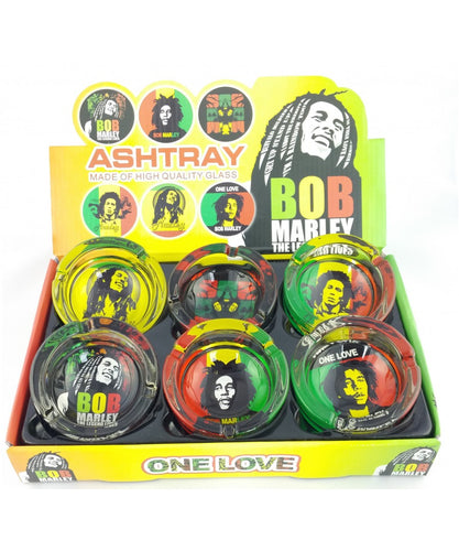 Round Bob Marley Ashtray I