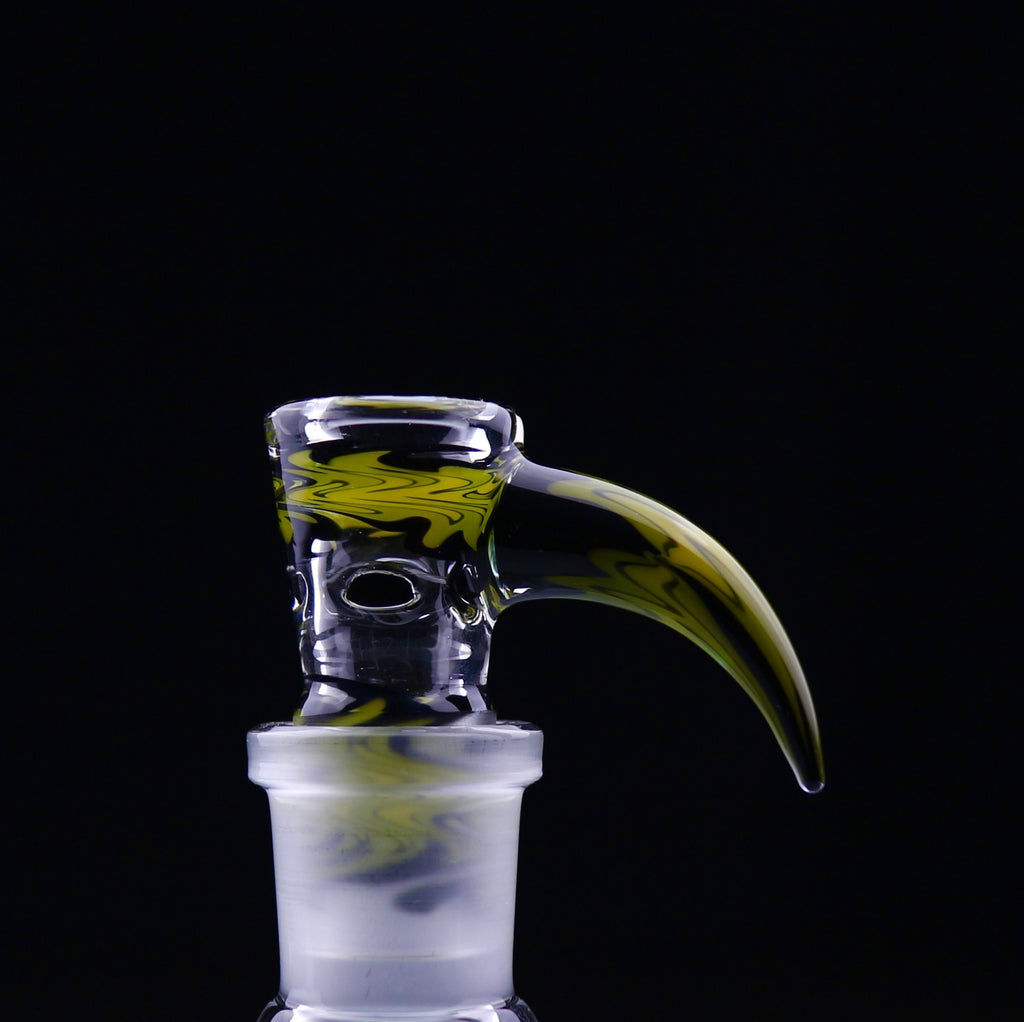 J-Honey Glassworks Guirlande à bascule complète de 18 mm avec poignée - 4 trous