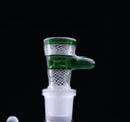 J-Honey Glassworks 18 mm Full Retti avec accent de couleur et opale - 4 trous