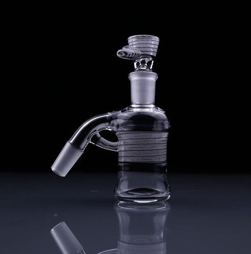 J-Honey Glassworks 14mm Latticino Dry Ash Catcher Set