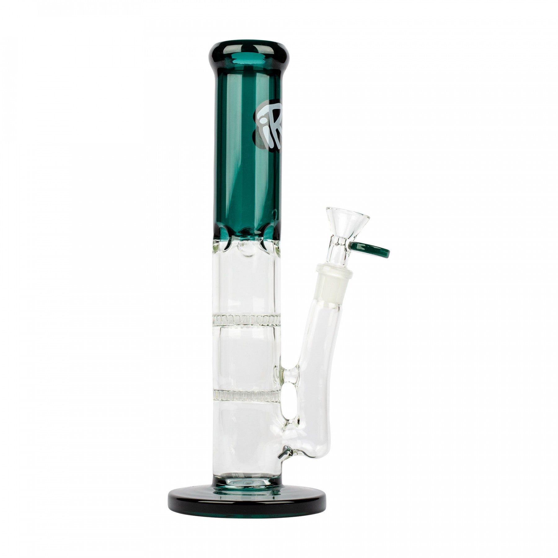 iRie 10 Inch Tall Turks Straight Tube with 2 Honeycomb Percs