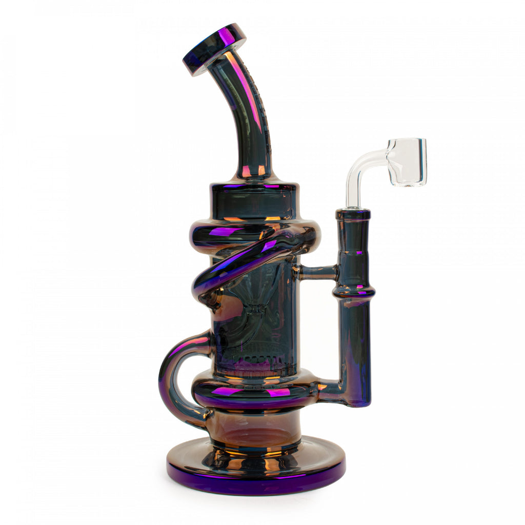 RED EYE TEK® 9,5" Finition Terminator Métallique Glitch Klein Recycler Rig