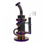 RED EYE TEK® 9,5" Finition Terminator Métallique Glitch Klein Recycler Rig