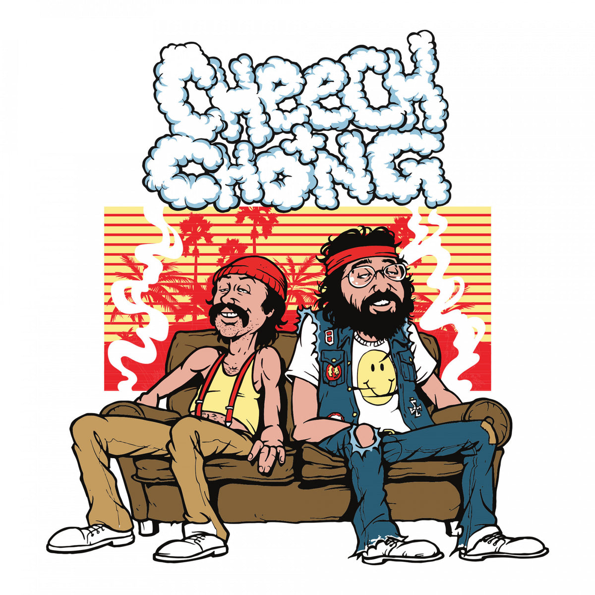 CHEECH & CHONG™ GLASS 15" Couched Beaker Tube