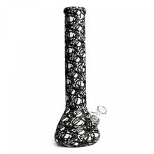 LIT™ SILICONE 13.5" Beaker Tube W/Glass Downstem & Pull-out