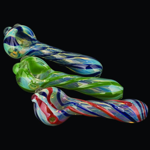 Red Eye Glass Nugget Hand Pipe