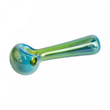 Red Eye Glass Solid Colour Spoon Hand Pipe With Built-In Ash Catcher Mouthpiece