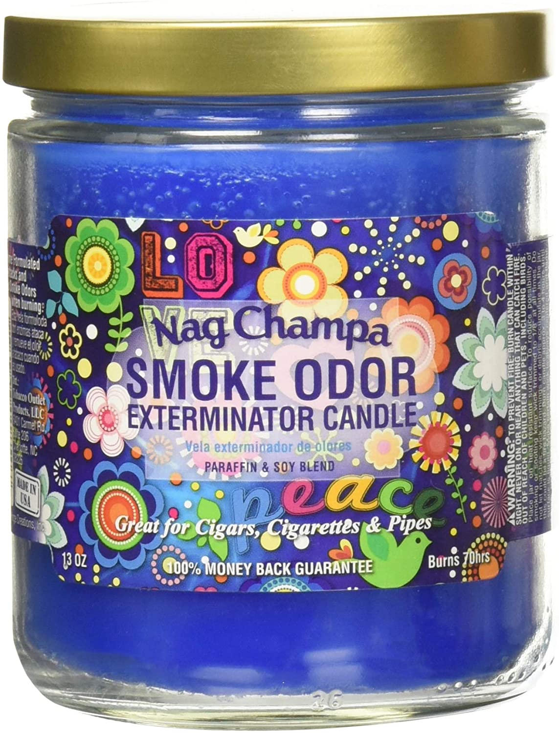 Bougie à odeur de fumée