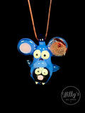 Pendentif en verre Bakers Dozen qui gratte et démange