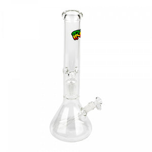 iRie™ 16" Clear Jammer Dual Chamber Beaker Tube with 8 Arm Tree Perc