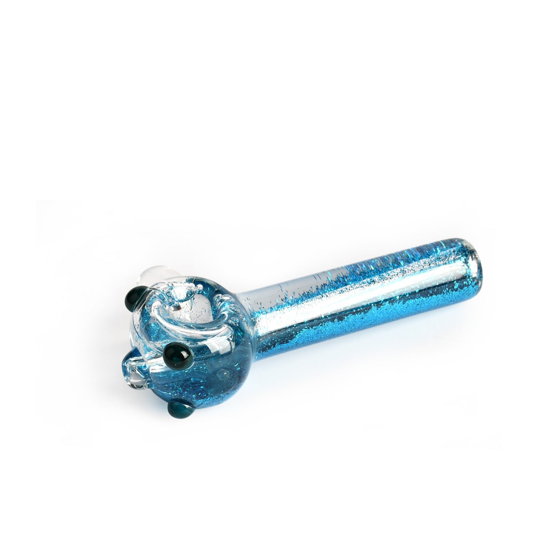 LIT Glass Sparkle Liquid Hand Pipe