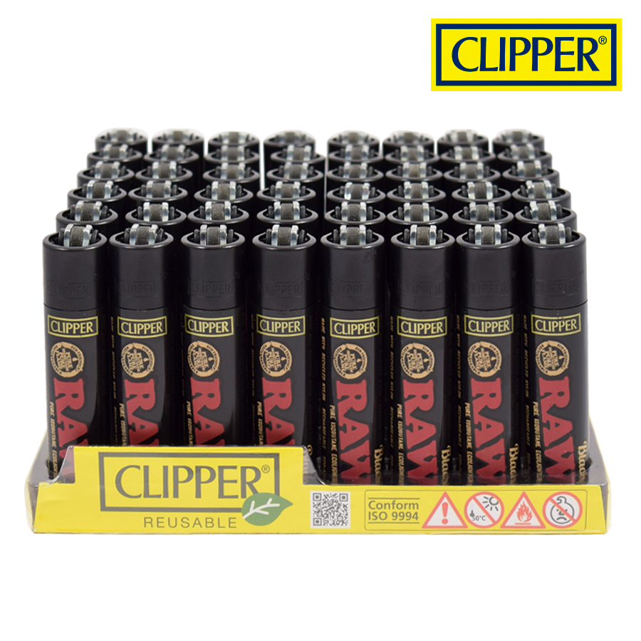 CLIPPER RAW BLACK LIGHTERS COLLECTION