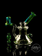 Green Belt Glass Wig Wag Jammer Mini Tube Set