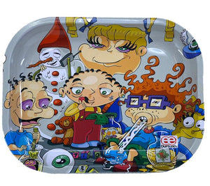 Dunkees 5.5" x 7.5" Rolling Tray - Kids will be Kids