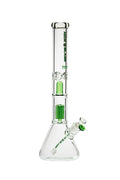 Nice Glass 18 inch 7mm 6-Arm Tree Percolator & Splash Guard Beaker