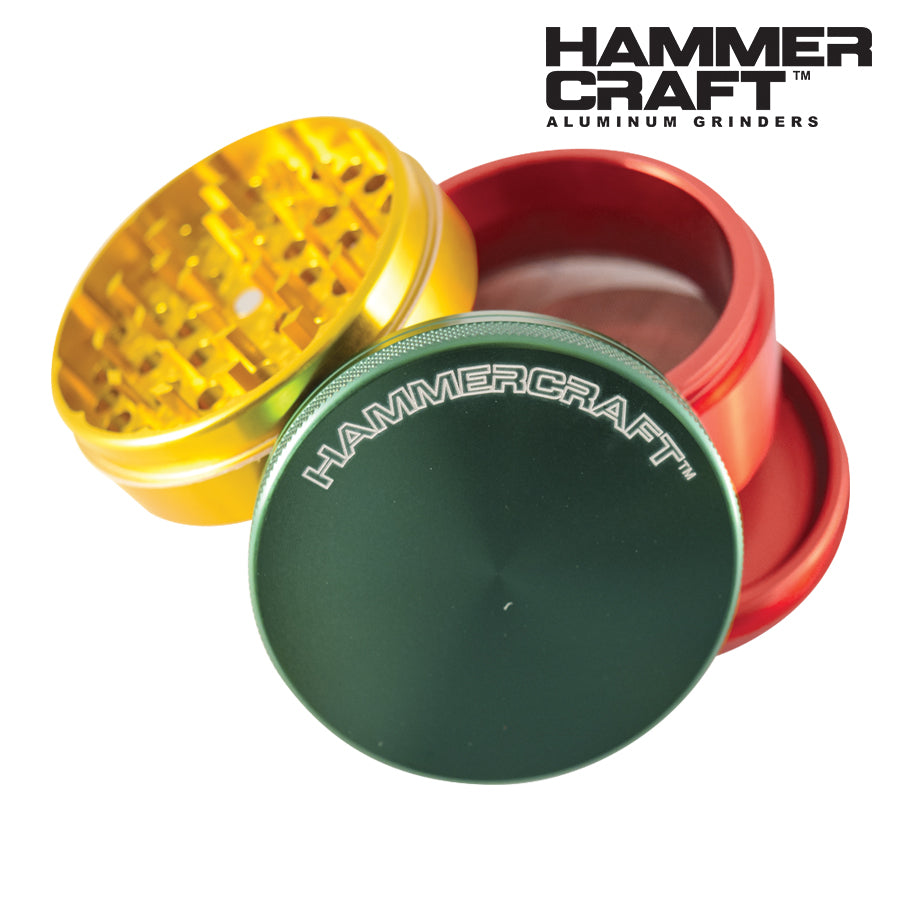 HAMMERCRAFT 4PC LOGO ALUMINUM GRINDERS